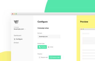 Configuring of the widget