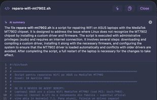 Local AI file summary