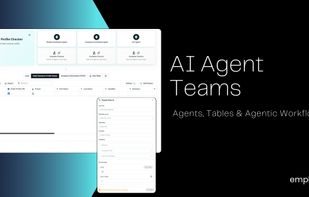 No-code Agentic AI Automation Framework. Vertical AI Agents. Multi-Agent Systems. Tables. Database. Agentic Workflow Tools.