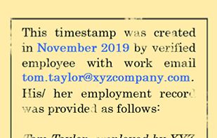 Example of Timestamp