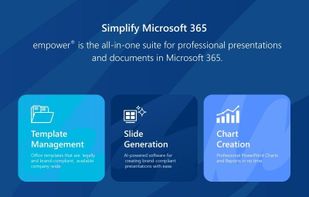 Simplify Microsoft 365: empower® makes creating presentations, documents, and emails easy, efficient, and brand compliant.