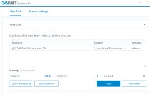 Emsisoft Emergency Kit screenshot 3
