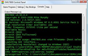 EMU7800 screenshot 3