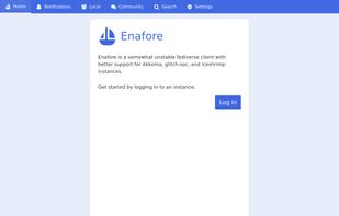 Enafore screenshot 1