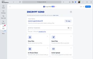Encrypt Send for Zoom screenshot 1