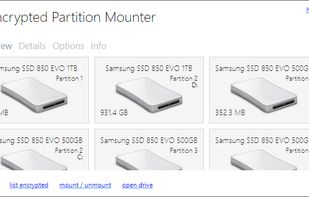 Encrypted Partition Mounter screenshot 3