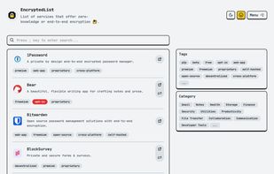 EncryptedList screenshot 1