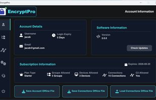 Main Software UI