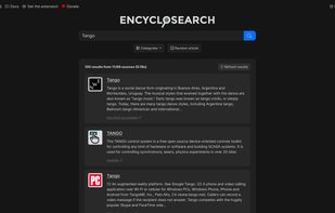 EncycloSearch screenshot 1