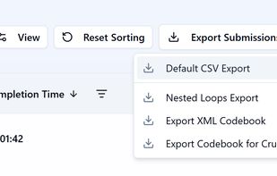 Data export