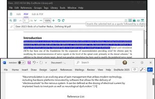 EndNote screenshot 1