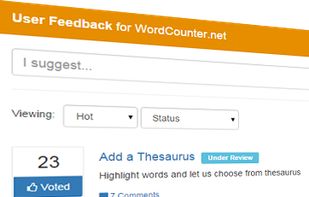 EndUserFeedback screenshot 1