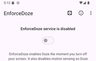 EnforceDoze screenshot 1