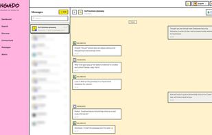 Group chat: bring several sites into one conversation to plan a bigger trade.