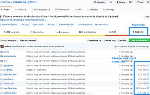 Enhanced GitHub screenshot 1