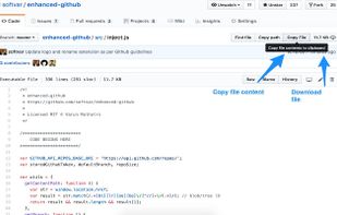 Enhanced GitHub screenshot 1