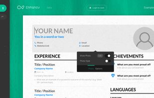 Enhancv screenshot 1