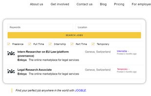 Access our Job Room to find job opportunities.