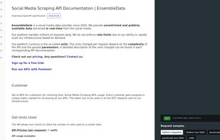 EnsembleData screenshot 1