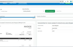 AI based entity extraction from PDFs with human verification