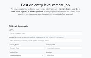 Entry Level Remote Job screenshot 1