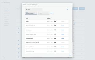 Metadata template library