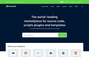 Envacode website snapshot 2