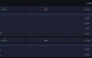Accounts Screen