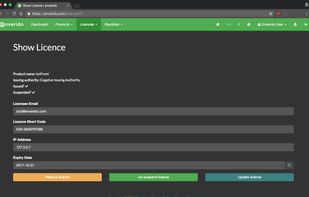 View issued, suspended, licence