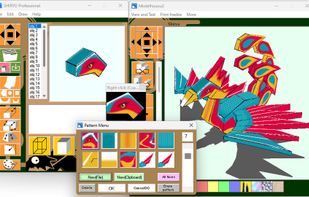 Apply textures and edit individual parts of a colorful original model.