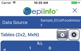 Epi Info screenshot 2