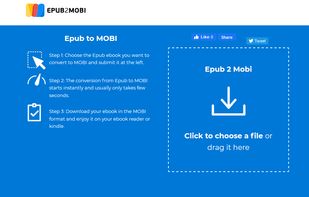 Epub to MOBI screenshot 1