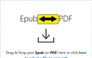 EPub to PDF Converter screenshot 1