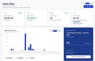 Organizer dashboard