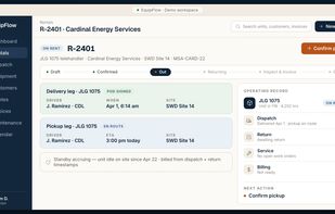 EquipFlow screenshot 1