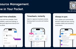 The eResource Scheduler mobile app brings your resource management application into your pocket. Schedule resources, log and approve time entries, and stay updated with instant notifications so work never falls out of sync.