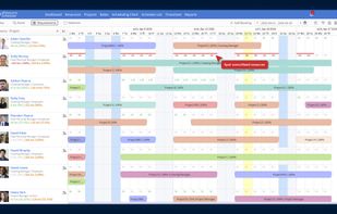 Get a clear, Gantt-style view of all bookings in one place. The scheduling chart makes it easy to track allocations and spot overutilized resources, so teams can rebalance workloads before it impacts delivery with this resource scheduling software.