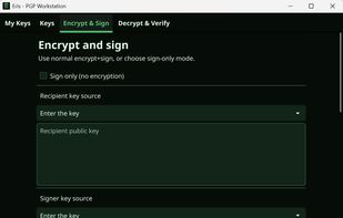 Eris PGP Workstation  screenshot 1