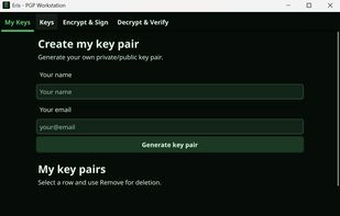 Eris PGP Workstation  screenshot 1