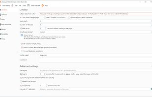 eScraper screenshot 1