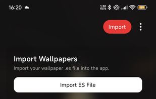Import page