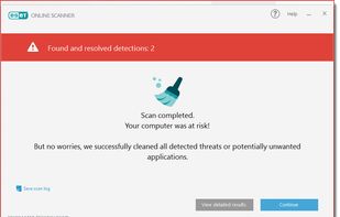 ESET Online Scanner screenshot 1