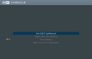 ESET SysRescue Live screenshot 1