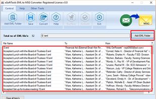 Add bulk EML file