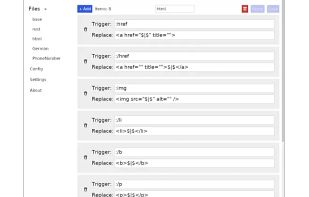 espansoGUI screenshot 1