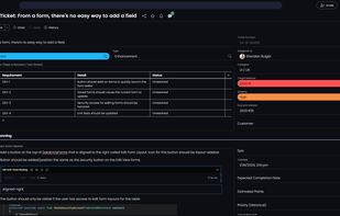 Powerful data entry with tables, images, and more