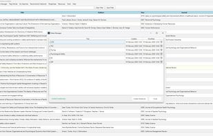 Notes Manager for creating and organising research notebooks. Store copied insights from article details or add your own analytical notes for literature synthesis.
