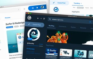 eSteem Surfer (Desktop interface)