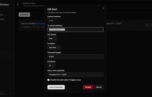EthGasOptimizer screenshot 2