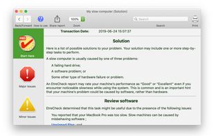 EtreCheck screenshot 1